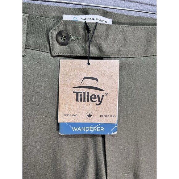 Tilley Wanderer Humboldt Pants Wanderer Collection Olive Size 32 NWT Gorpcore - Picture 3 of 10